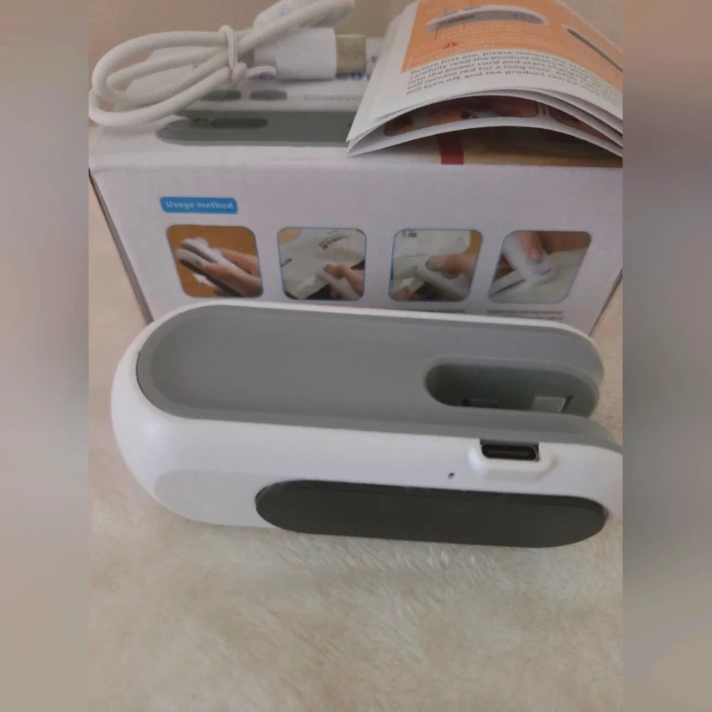 🪷5/25! COMTAR Rechargeable 2in1 Mini Portable Bag Sealer & Cutter NIB